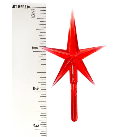 Modern Pointed Red Star Medium Modern Pointed Red Star Medium